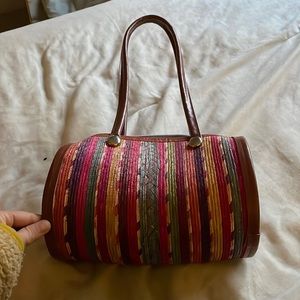 Colorful vintage purse